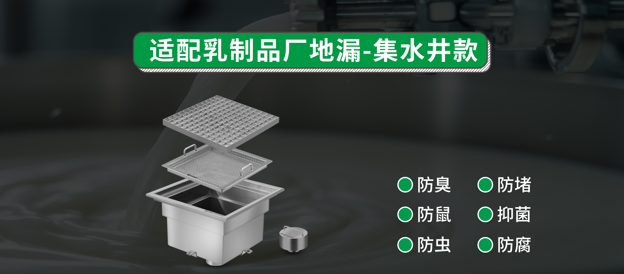 乳制品厂地漏怎么选？恳盈这两款闭眼入不踩雷！